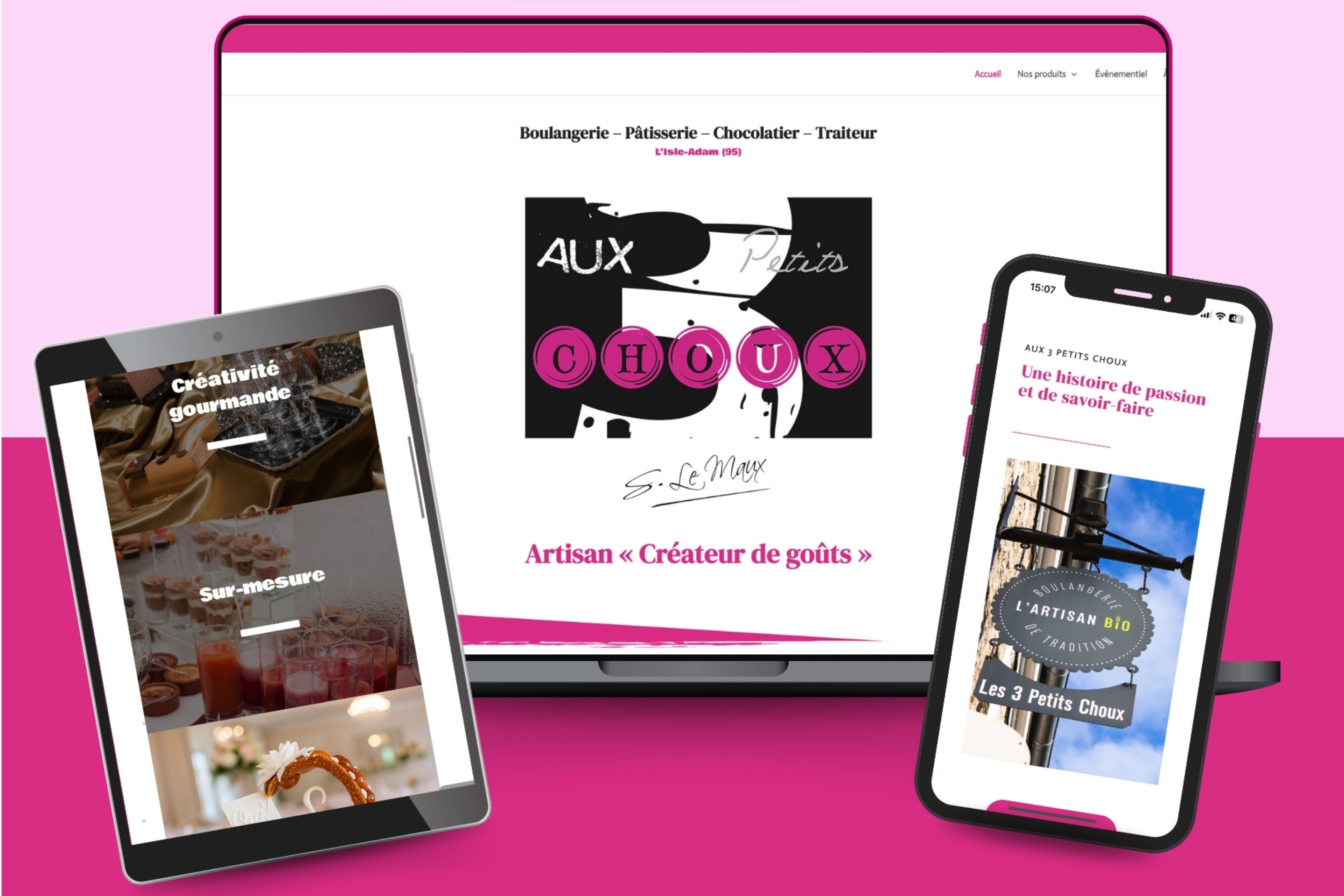 Création site web responsive Artisan-Fleuriste responsive Agence JGCOM Webagence communication Paris Val d'Oise (95) marketing SEO référencement naturel création graphique logo charte site web responsive Création site web responsive Artisan-Fleuriste responsive Agence JGCOM Webagence communication Paris Val d'Oise (95) marketing SEO référencement naturel création graphique logo charte site web responsive